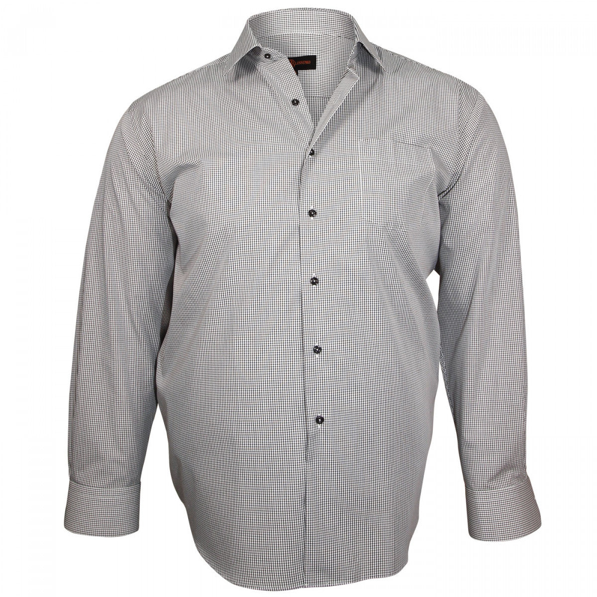 Chemise classique SMART Doublissimo GT-E6DB5 noir
