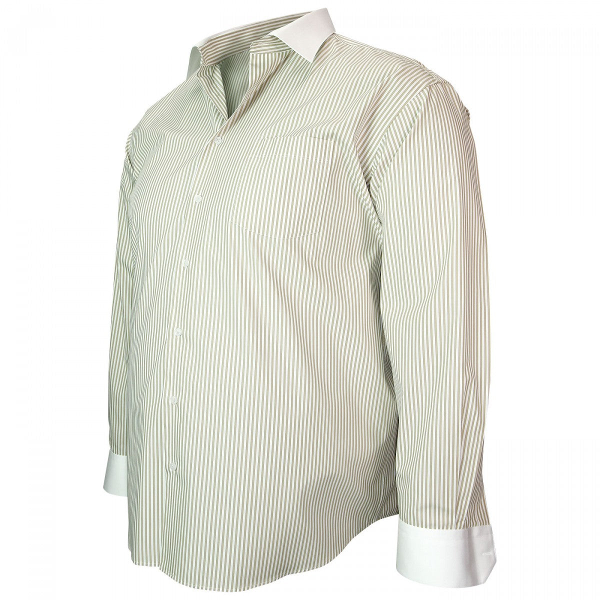 Chemise col blanc beige