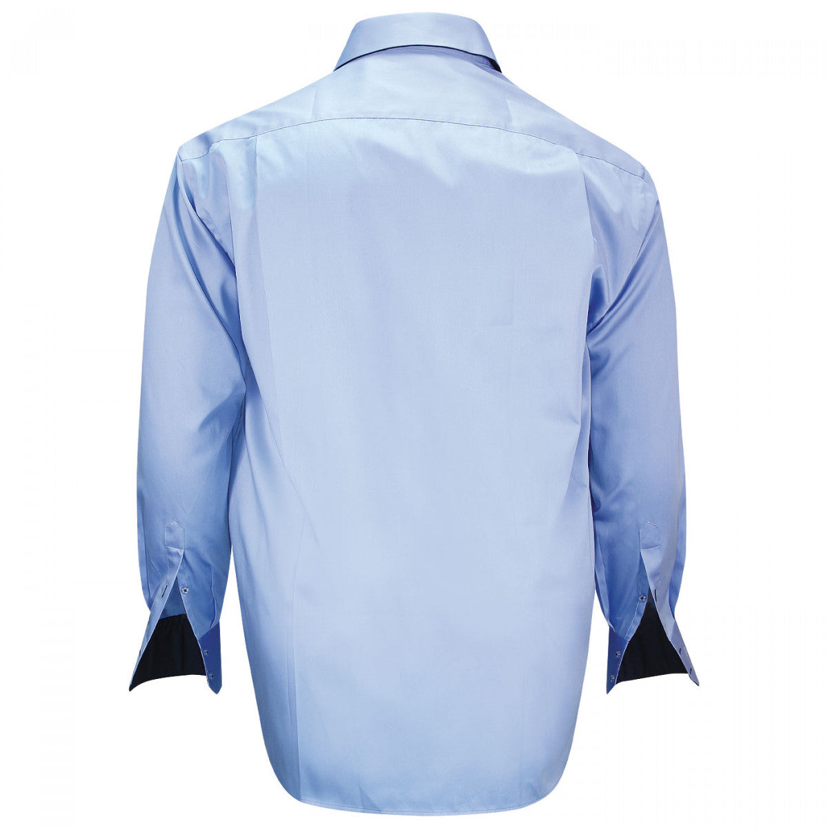Chemise double col bleu clair