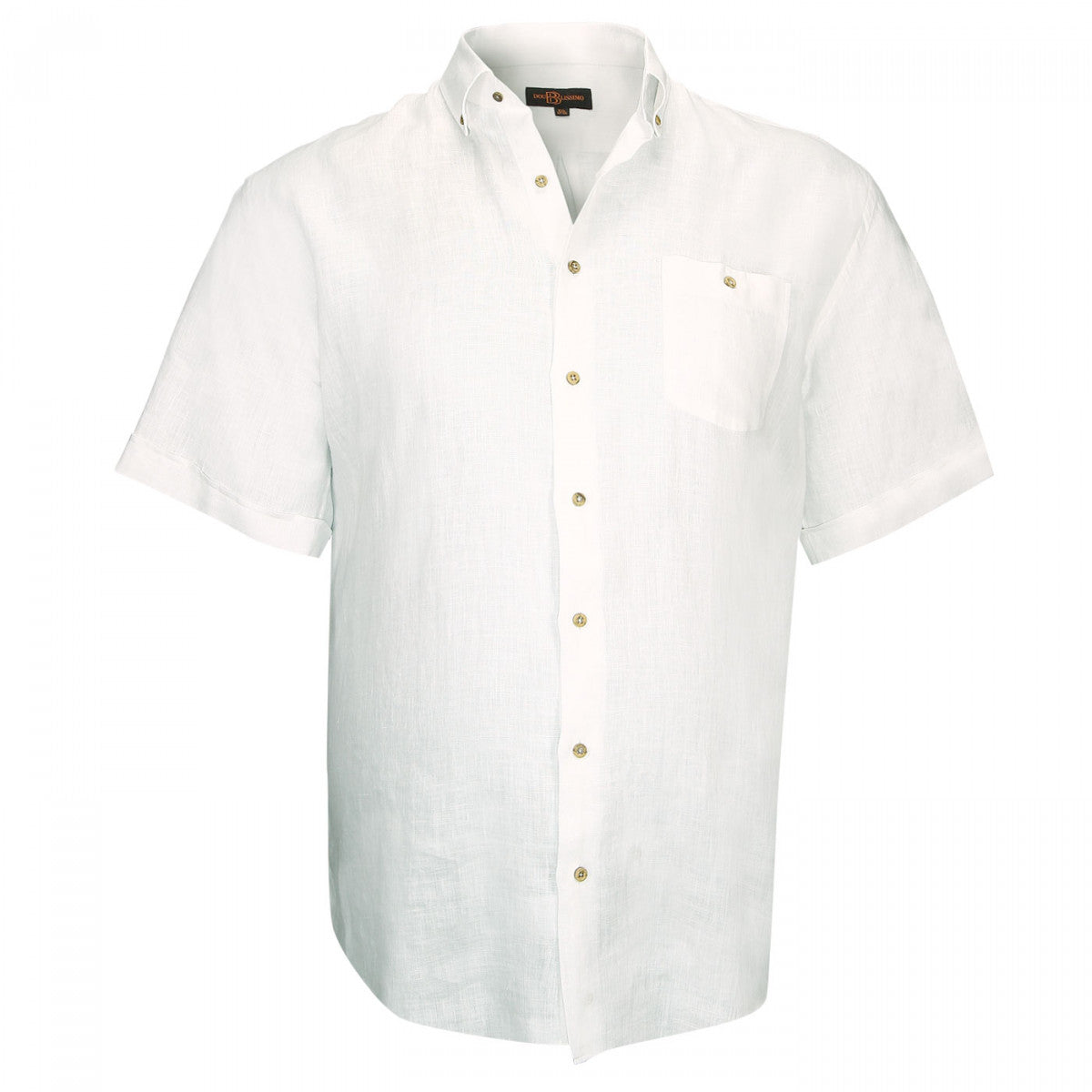Chemisette 100% linMONTE CARLO Doublissimo GTMC-L7DB2 blanc