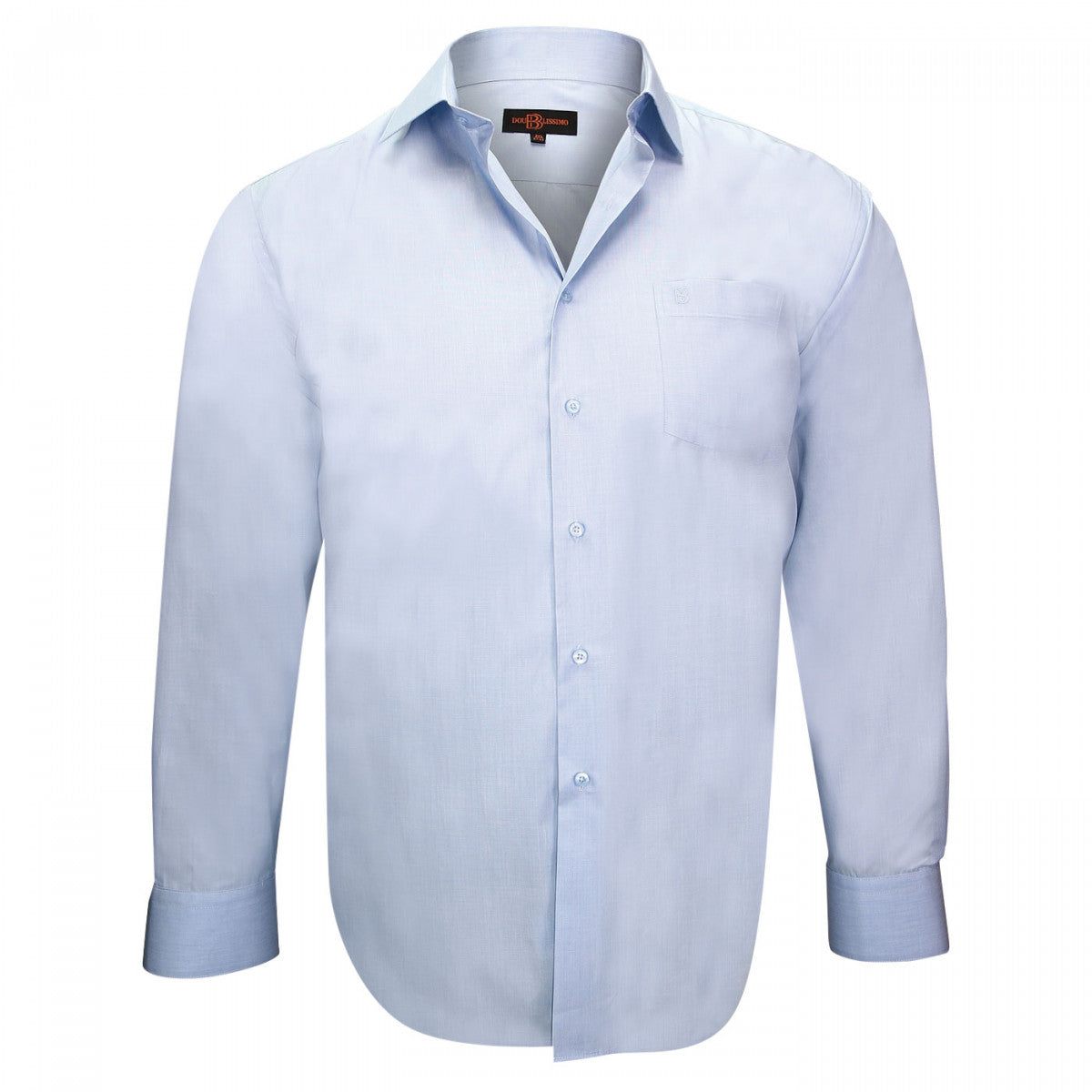Chemise fil à filDANDY Doublissimo GT-J4DB1 bleu ciel