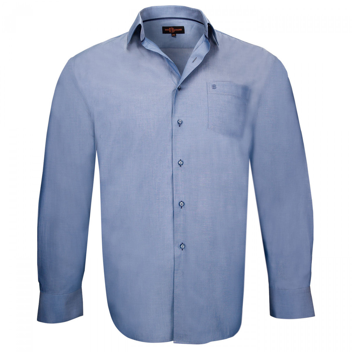 Chemise Haut de GammeLONDON Doublissimo GT-L7DB6 bleu indigo