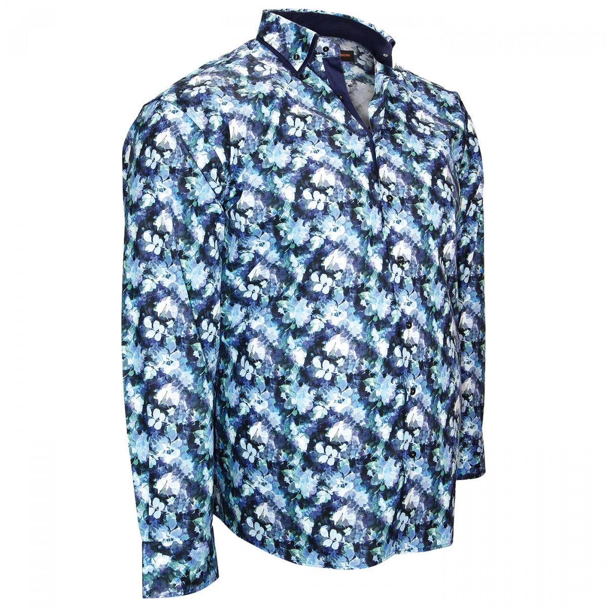Chemise impriméeBIARITZ Doublissimo GT-ZB17DB3 bleu