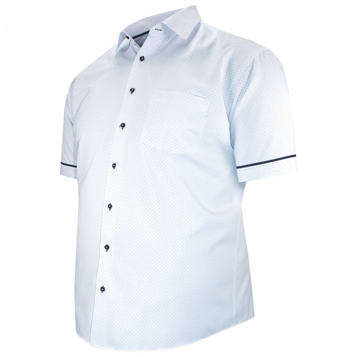 Chemisette forte taille motifs à pois PICOLLI-AA8DBMC2 blanc bleu marine