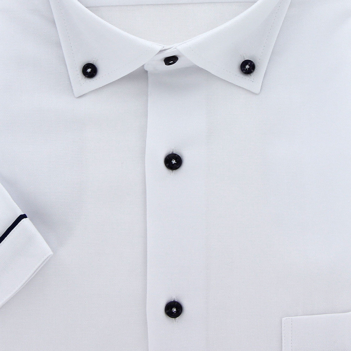 Chemisette forte taille AD3DBMC3 blanc bleu marine