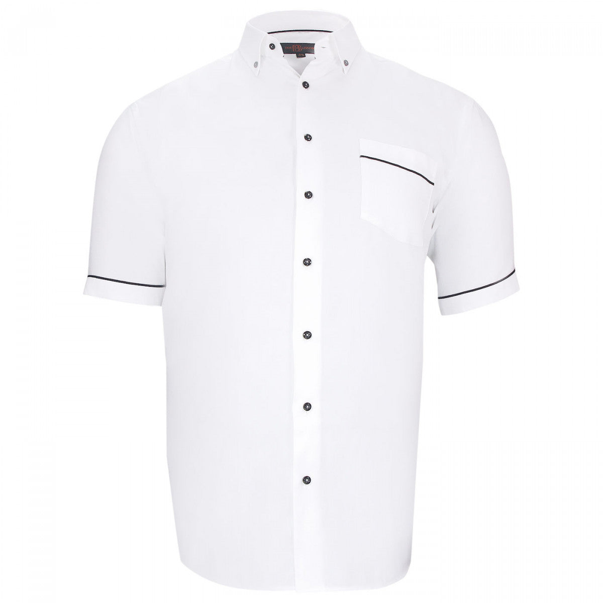 Chemisette forte taille AD3DBMC4 blanc noir