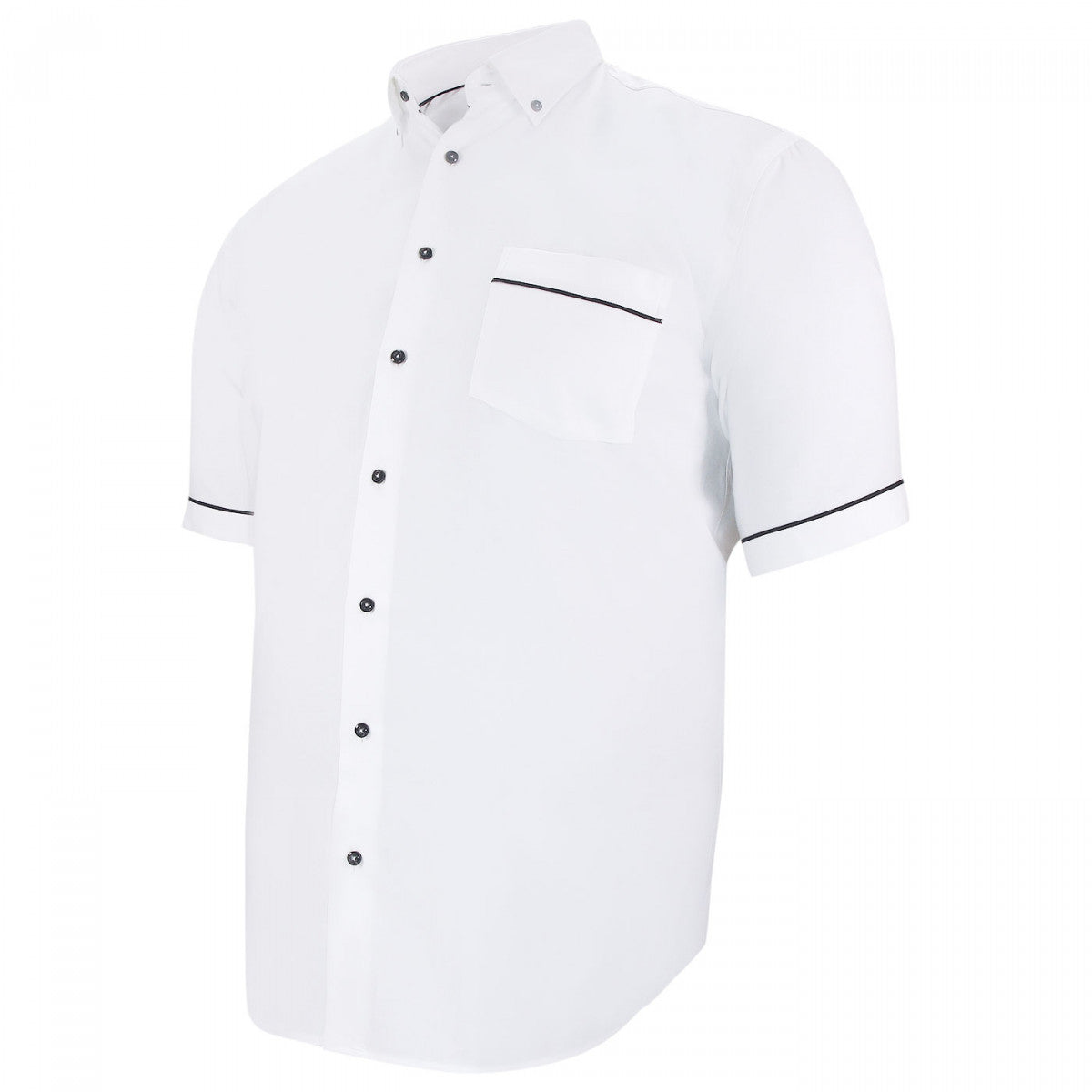 Chemisette forte taille AD3DBMC4 blanc noir