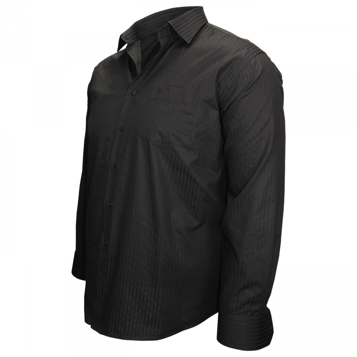 Chemise popeline armuréePRESTIGE Doublissimo GT-J1DB1 noir noir