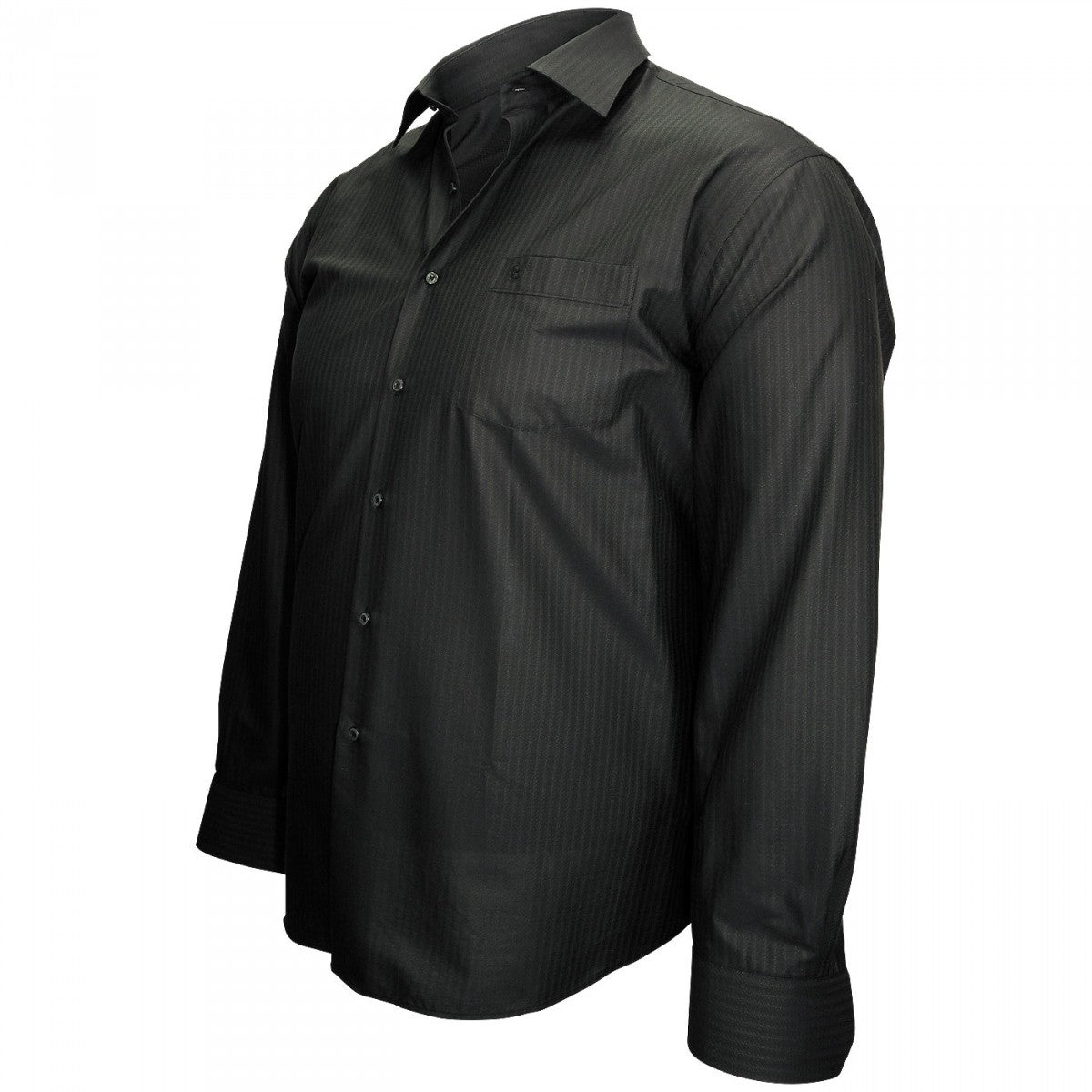 Chemise popeline armuréePRESTIGE Doublissimo GT-J1DB2 noir