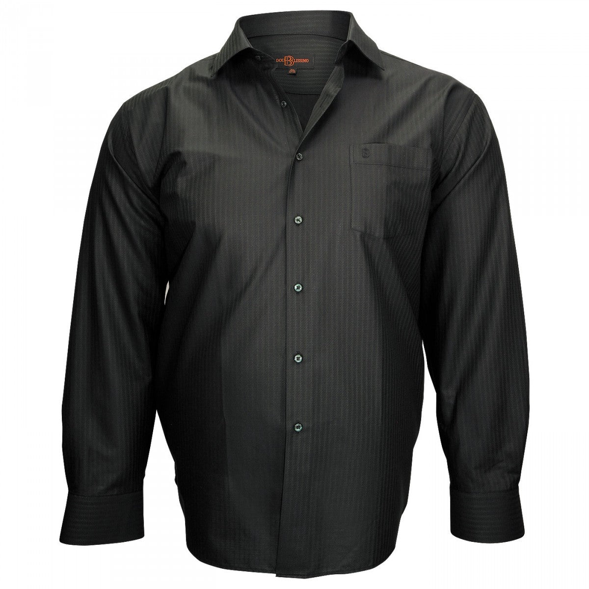 Chemise popeline armuréePRESTIGE Doublissimo GT-J1DB2 noir