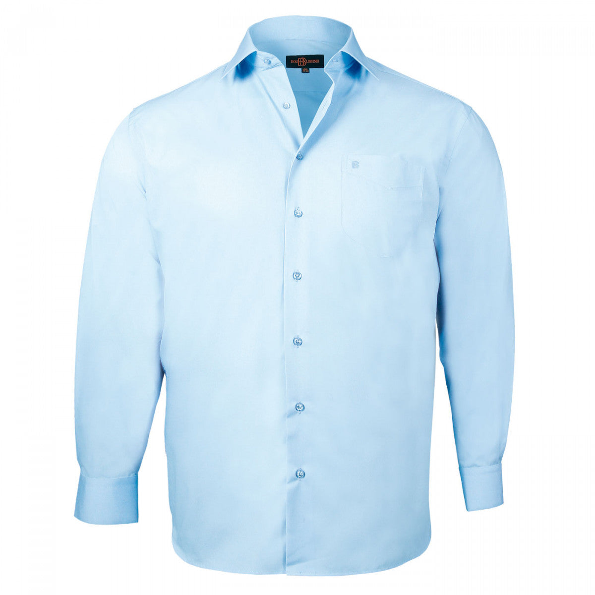 Chemise premium BASIC Doublissimo DBML-44 bleu