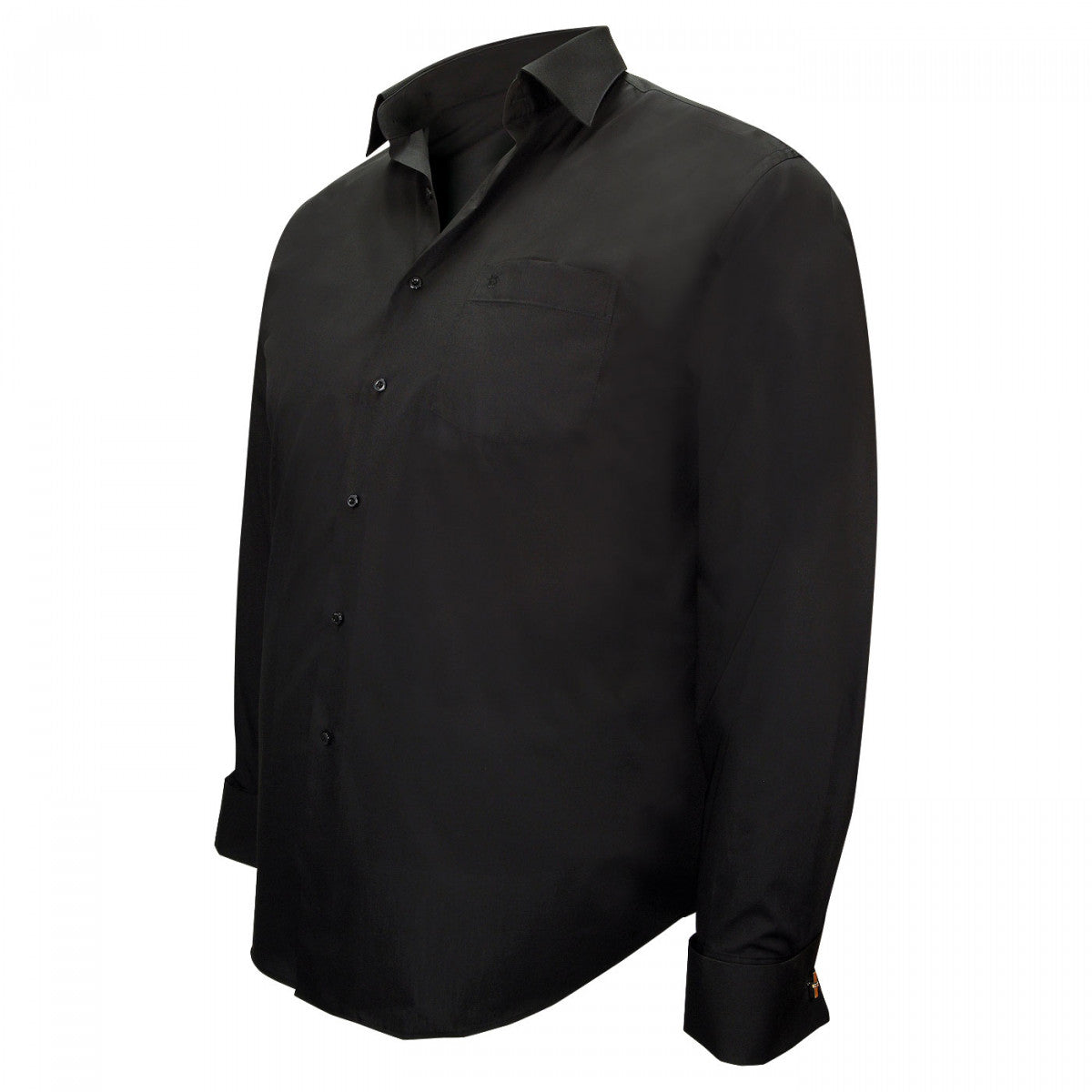 Chemise  Prémium MOUSQUETAIRE Doublissimo PERMA-DBMQ72 noir