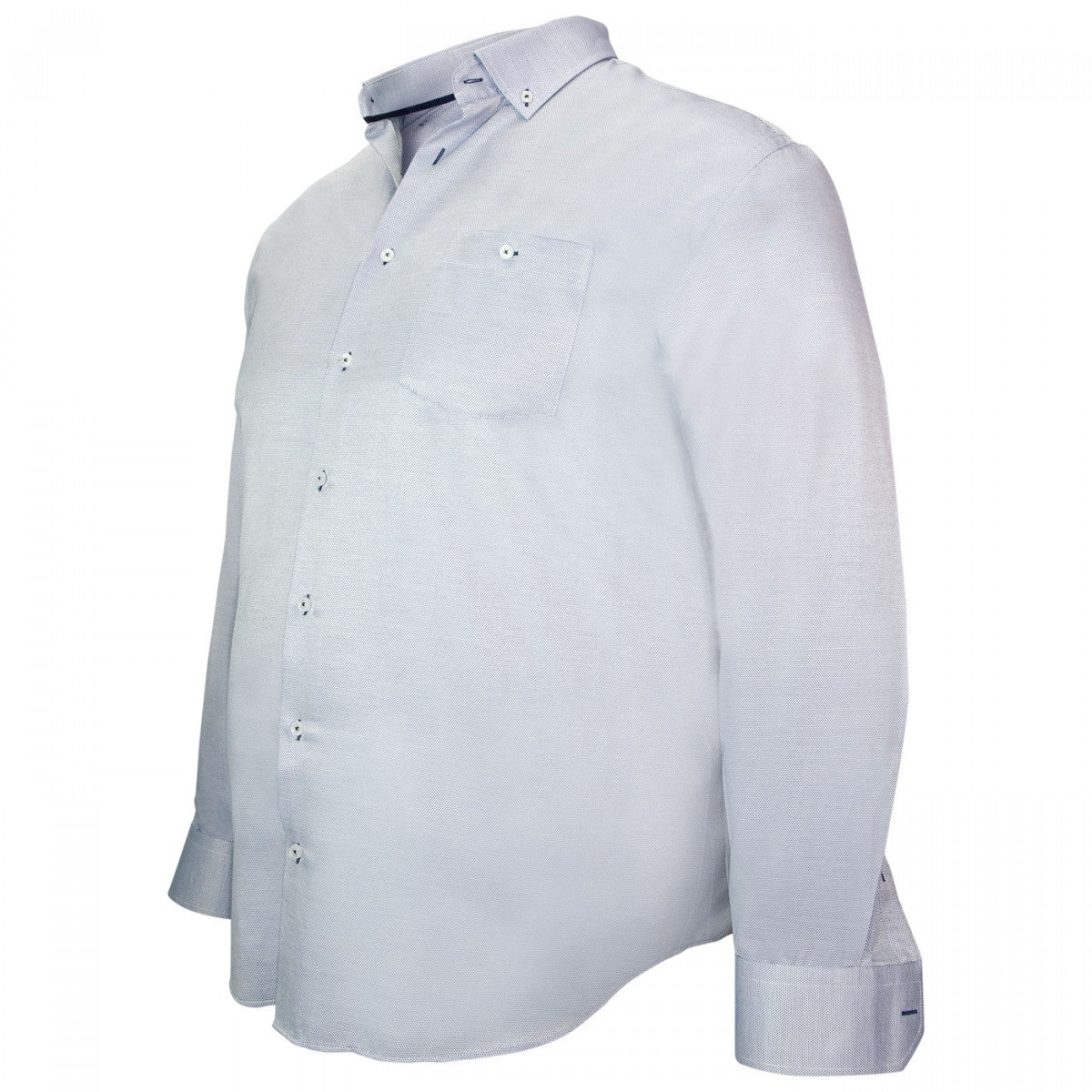 Chemise repasage facile bleu clair