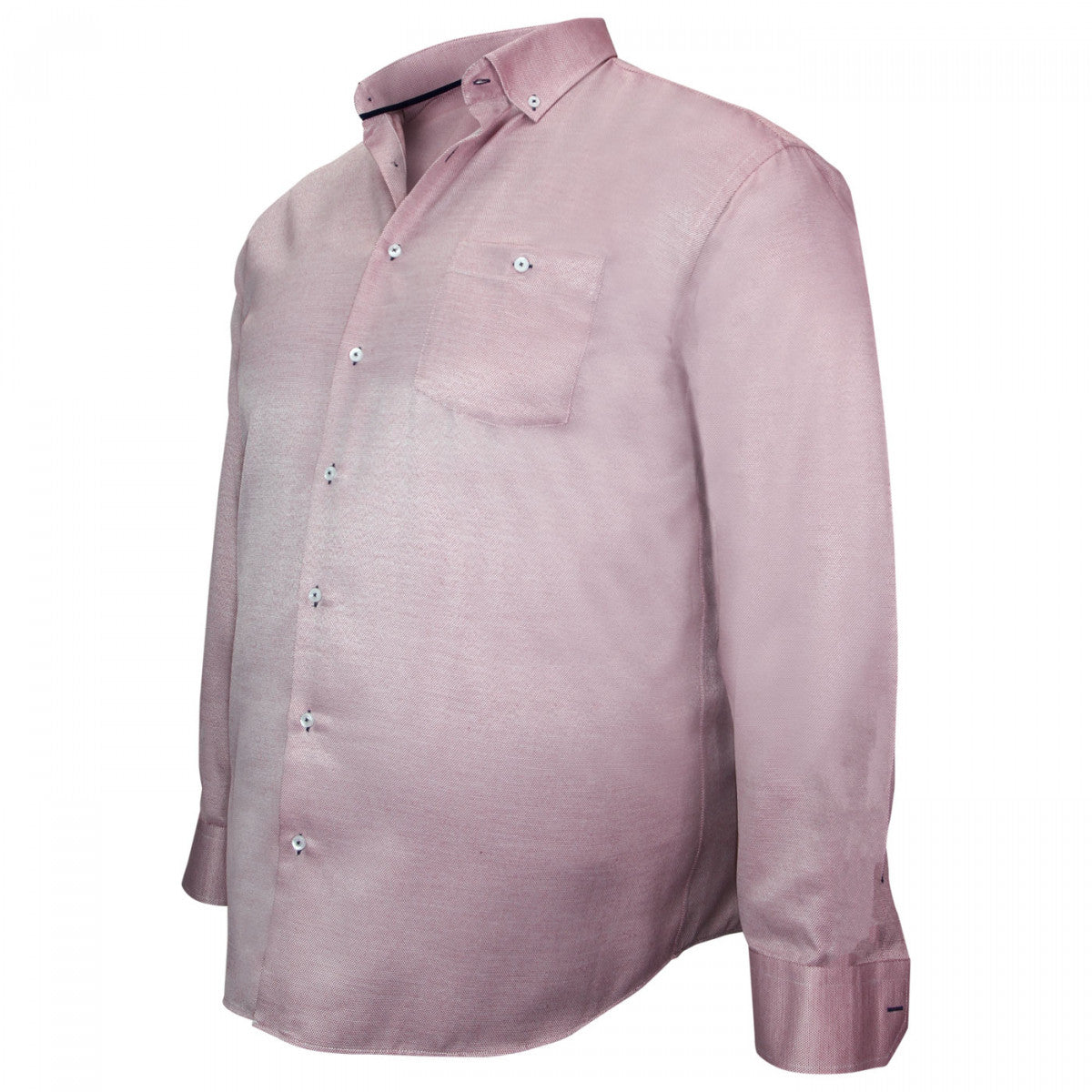 Chemise repasage facile bordeaux