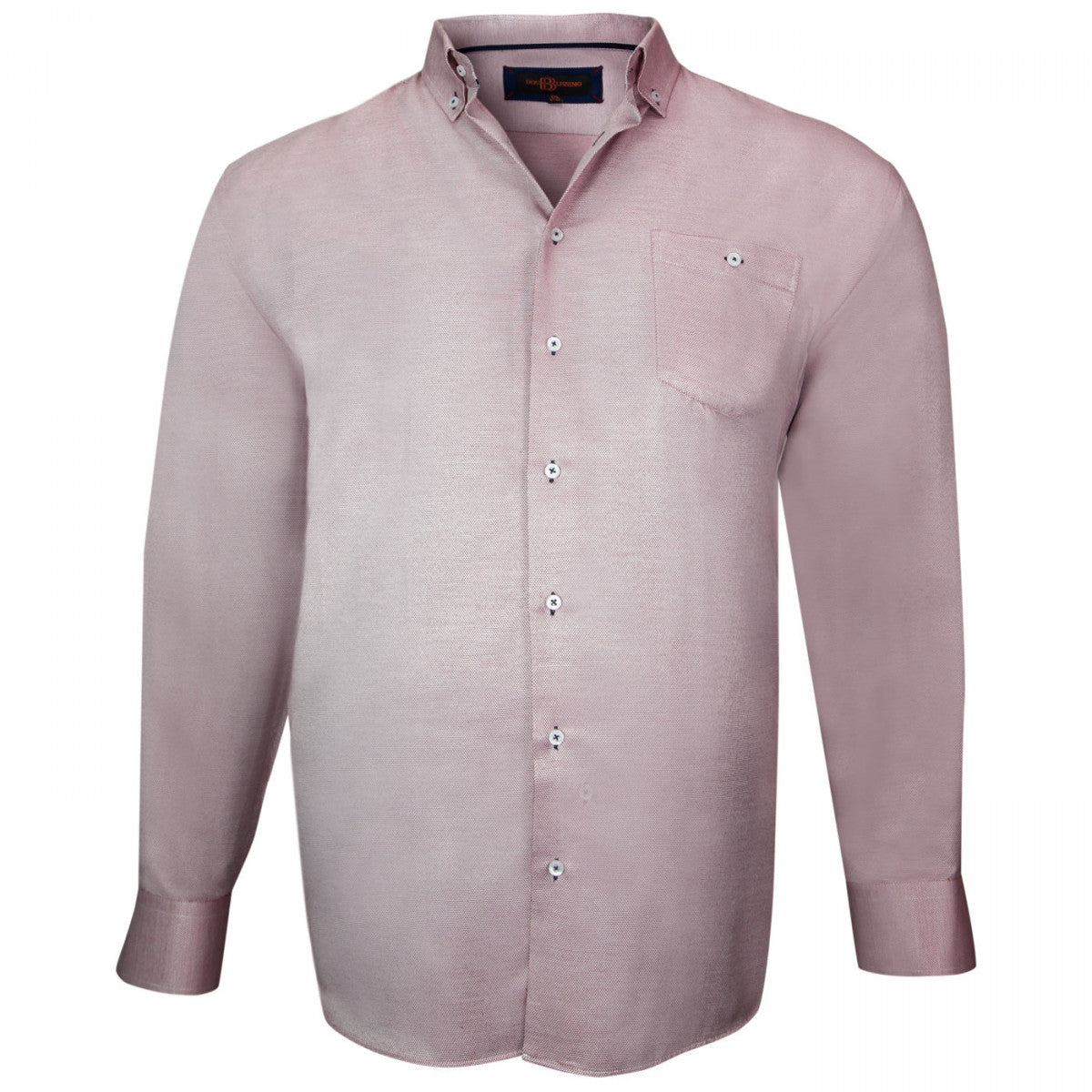 Chemise repasage facile bordeaux