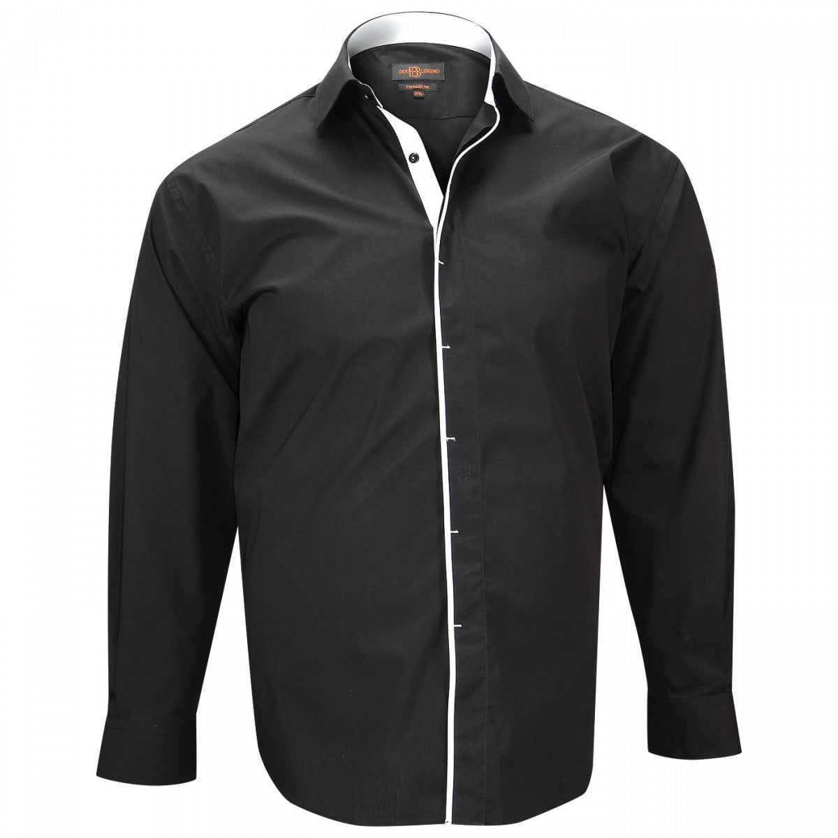 Chemise repassage facile noir