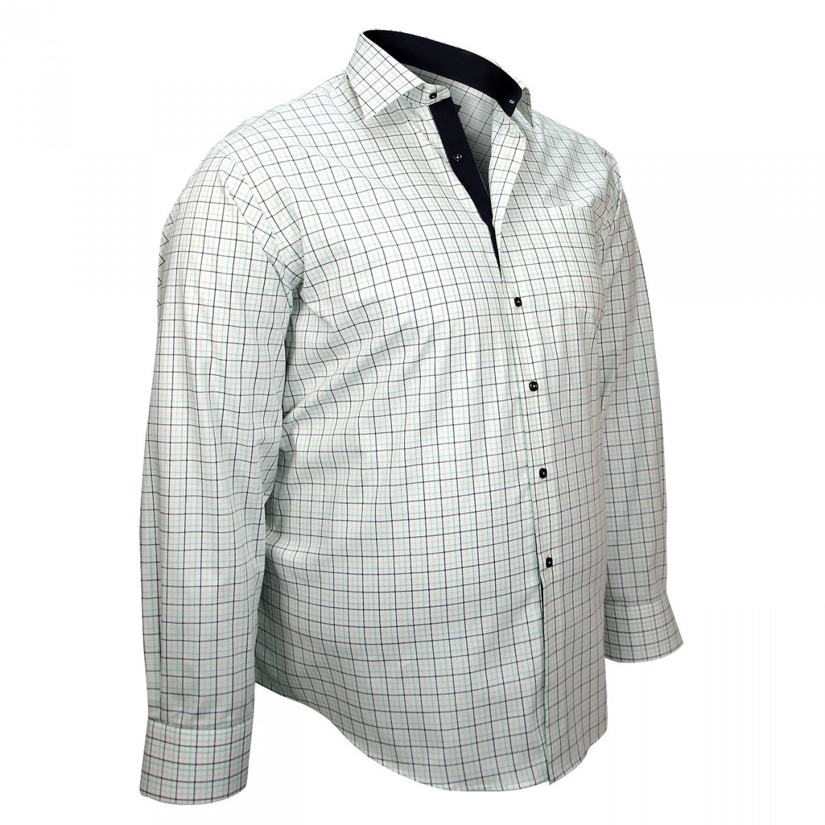 Chemise sport CLASSIC Doublissimo GT-E12DB3 vert