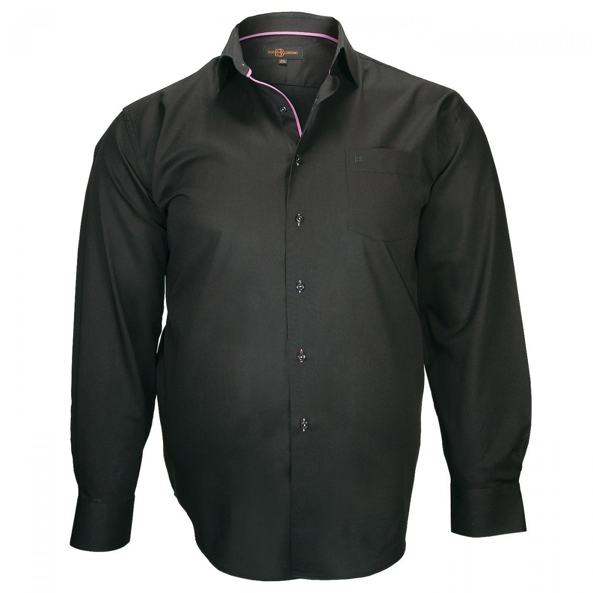 Chemise tissu armuréLUGANO Doublissimo GT-L2DB4 noir