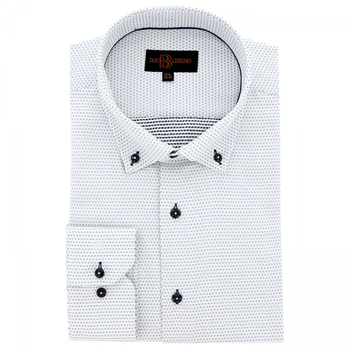 Chemise forte taille tissus premium AD2DB2 blanc