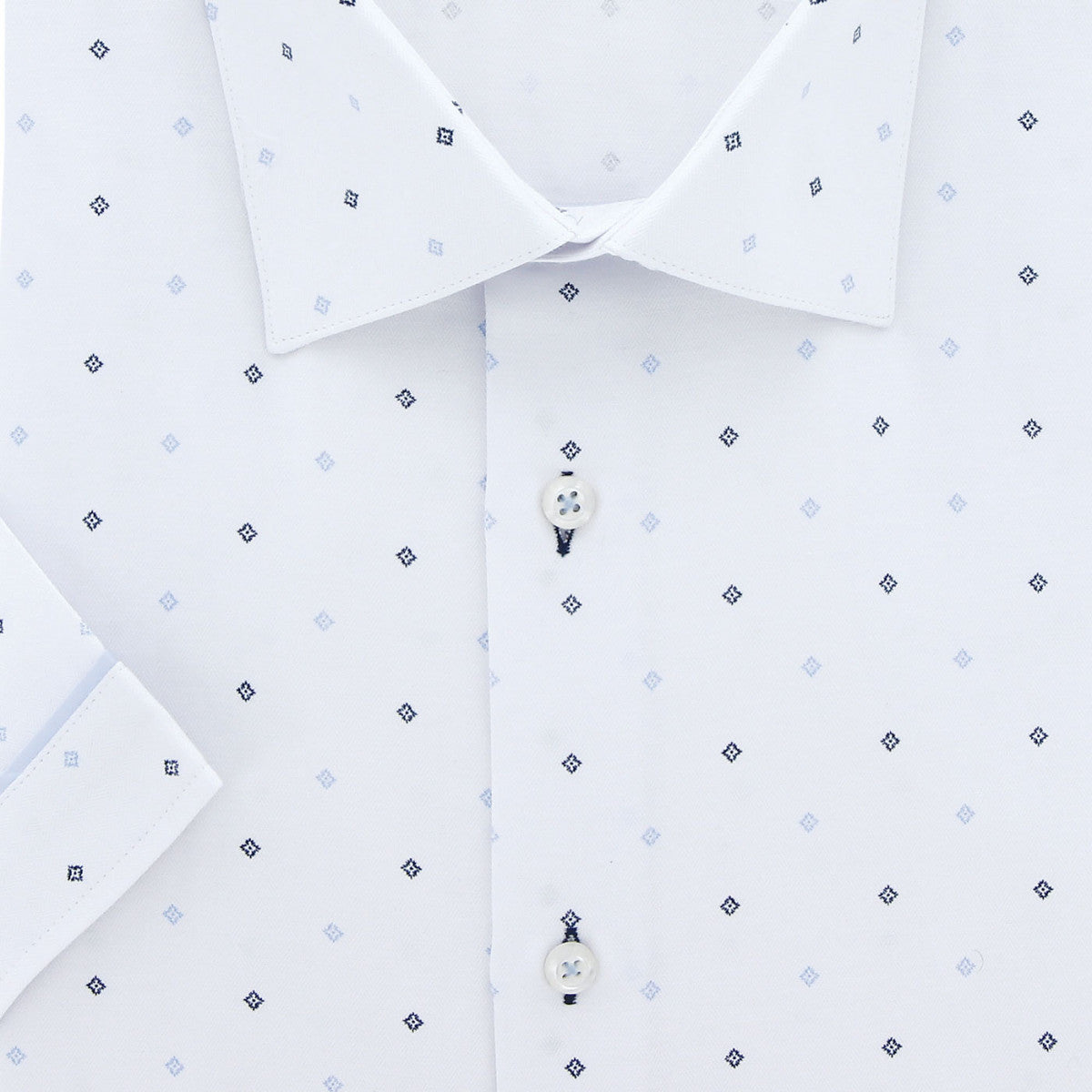 Chemisette forte taille AD4DBMC4 blanc bleu ciel