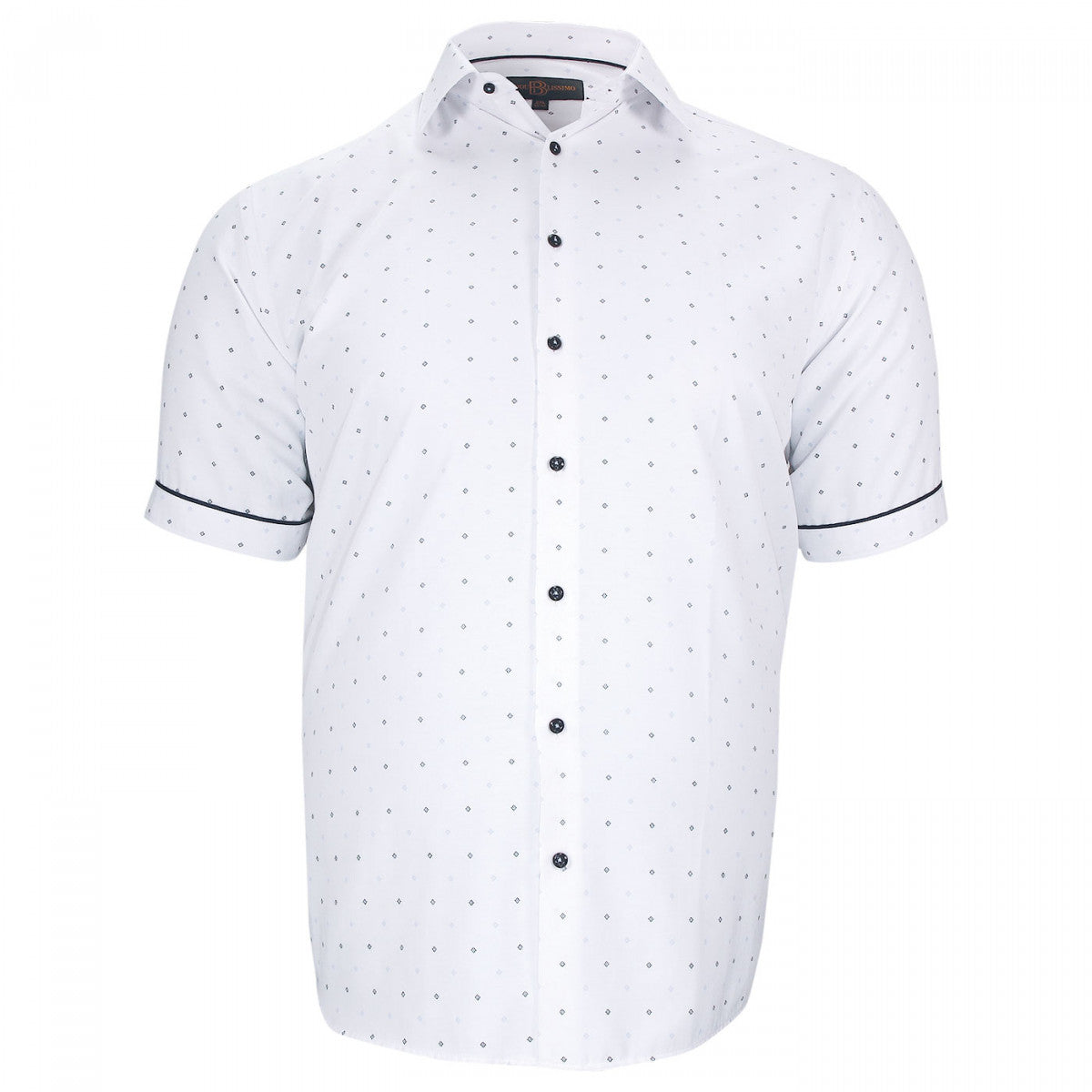 Chemisette forte taille AD4DBMC1 blanc noir