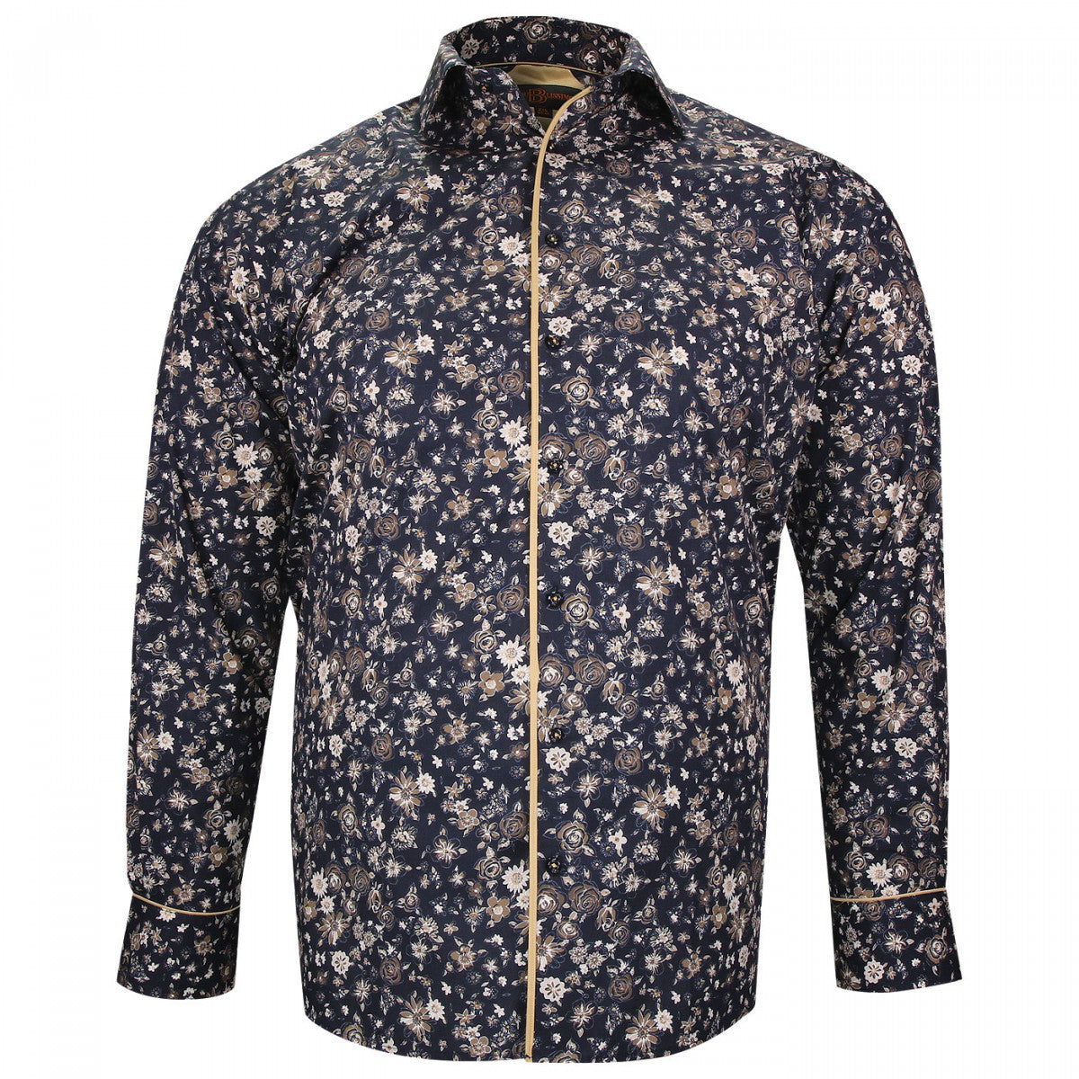 Chemise forte taille tissus premium AD4DB1 bleu