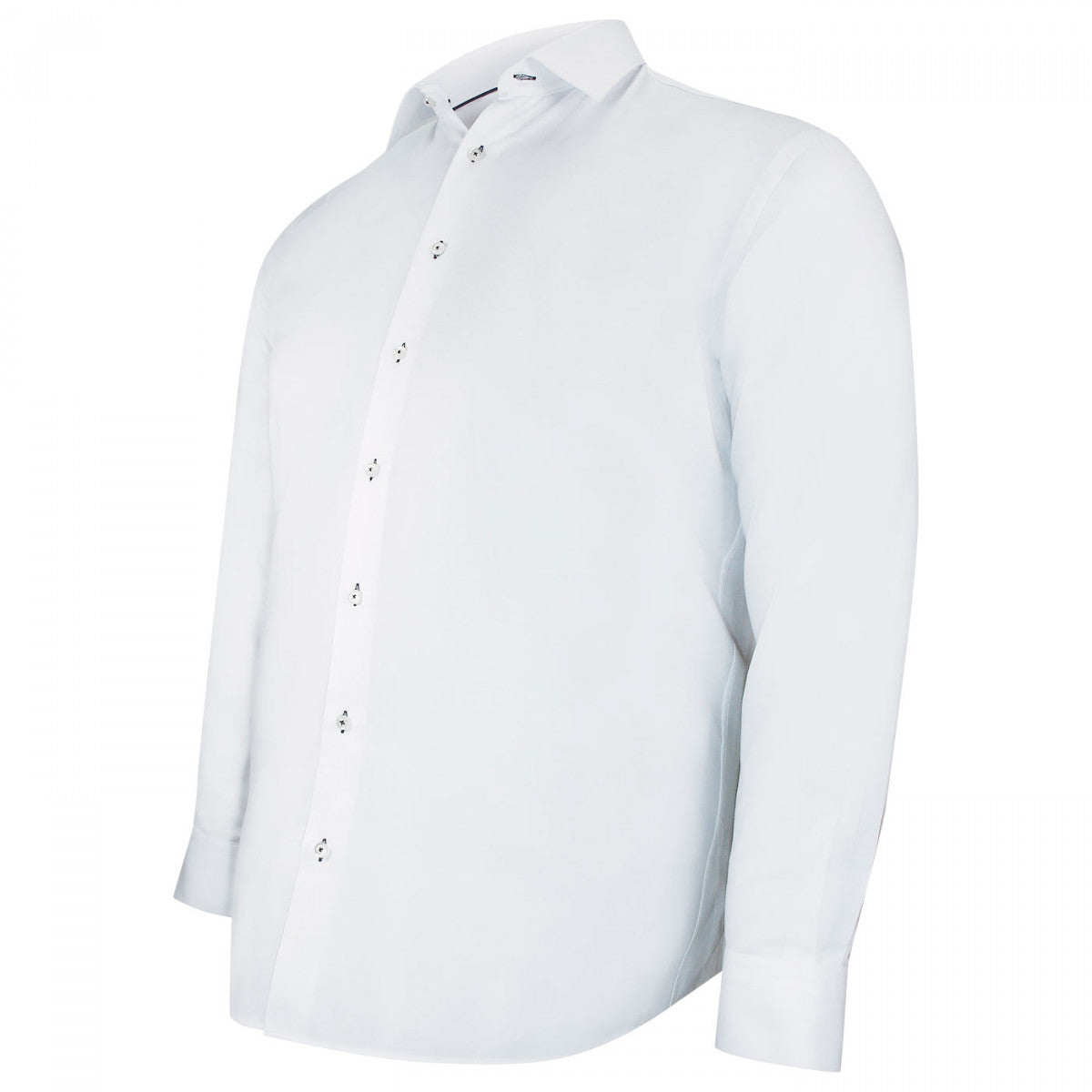 Chemise forte taille tissus premium AD3DB3 blanc