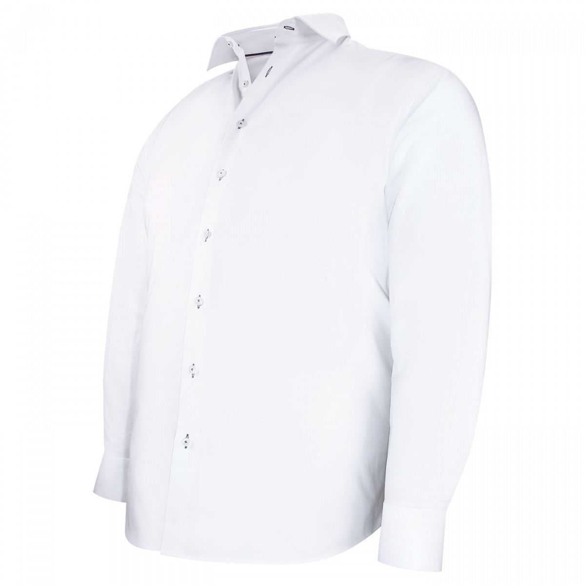 Chemise forte taille tissu uni FILOPPO AE10DB3 blanc