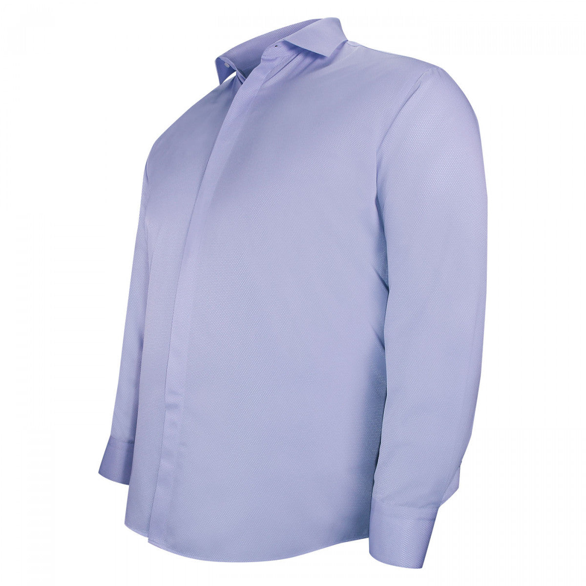 Chemise forte taille tissus premium armuré AB2DB1 parme
