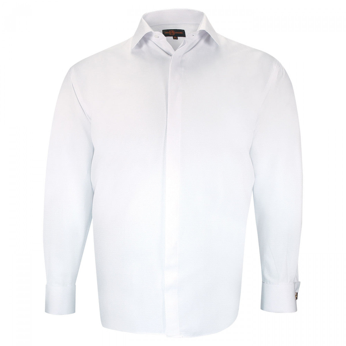 Chemise forte taille tissus premium armuré nozze-aa6db1 blanc