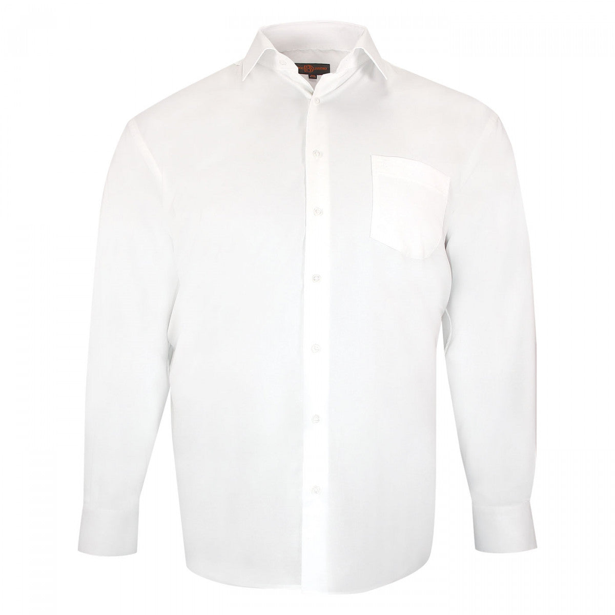 Chemise forte taille unie-lisio-aa2db1 blanc