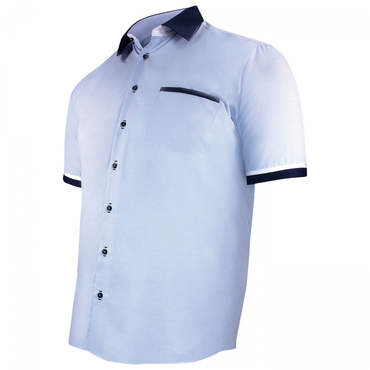 Chemisette forte taille AD2DBMC1 bleu ciel