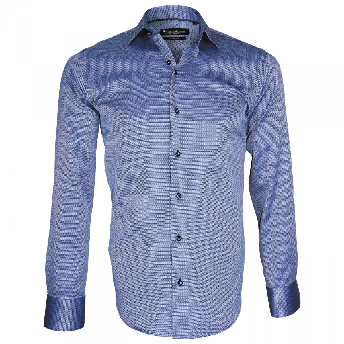 Chemise double retorsBIAGI Emporio balzani T1EB7 bleu moyen
