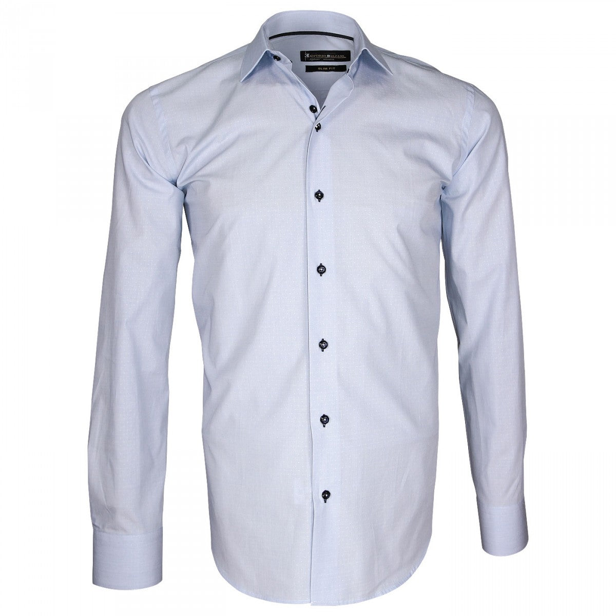 Chemise fil à filBIAGI Emporio balzani T1EB4 bleu