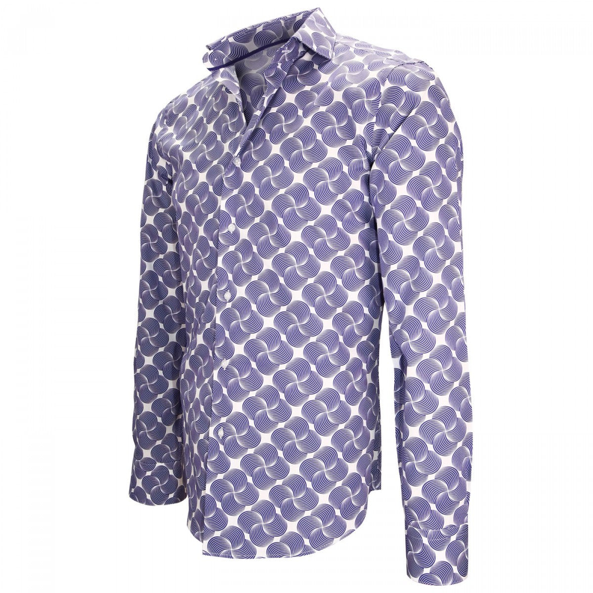 Chemise impriméeDIXXON Andrew Mac Allister ZB6AM1 parme