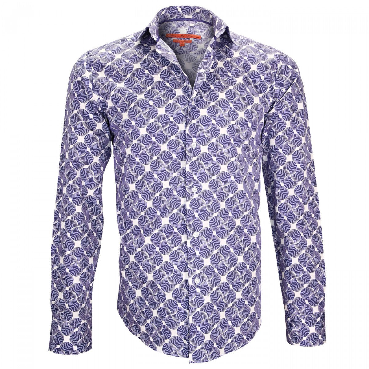 Chemise impriméeDIXXON Andrew Mac Allister ZB6AM1 parme