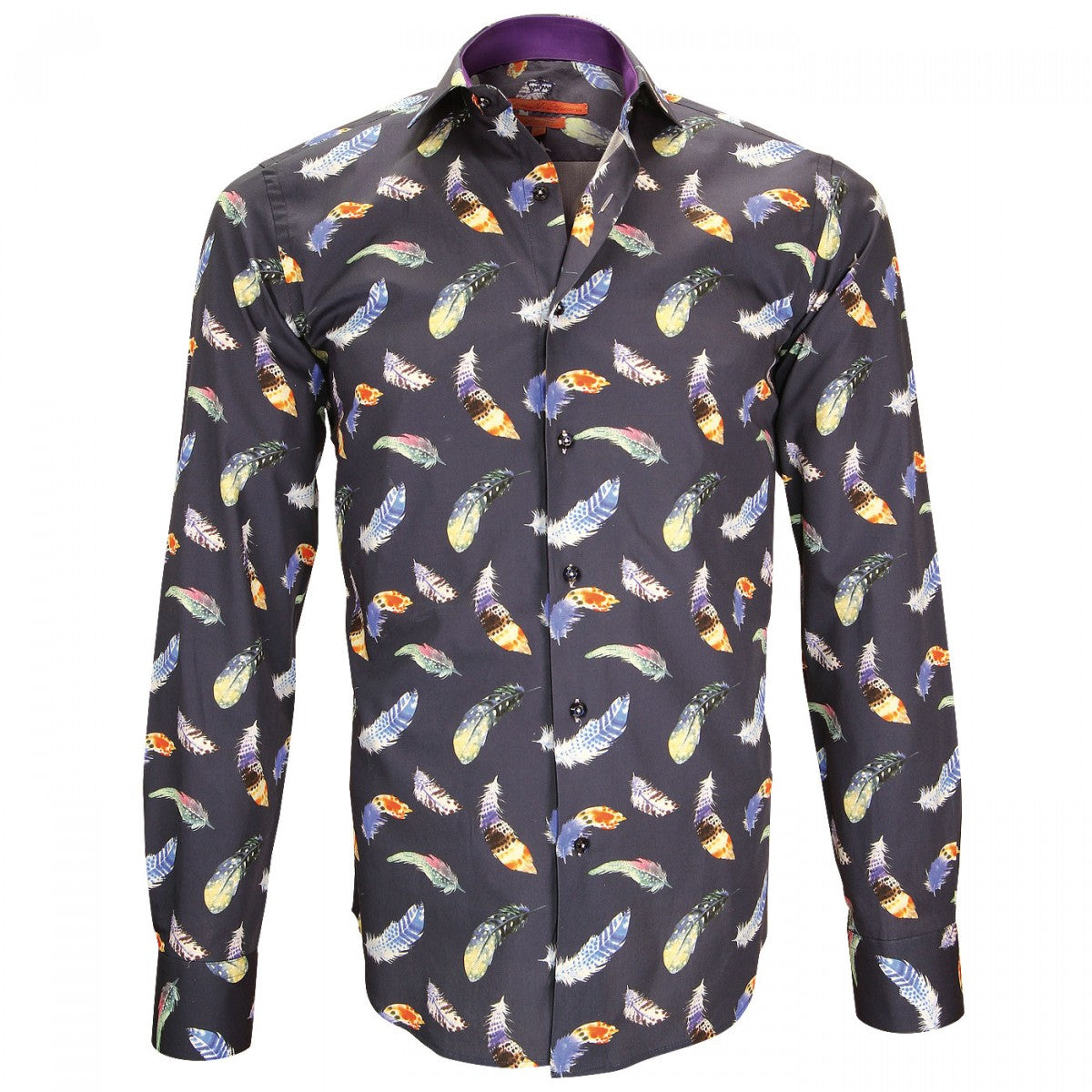 Chemise impriméeFEATHER Andrew Mac Allister ZB12AM2 bleu