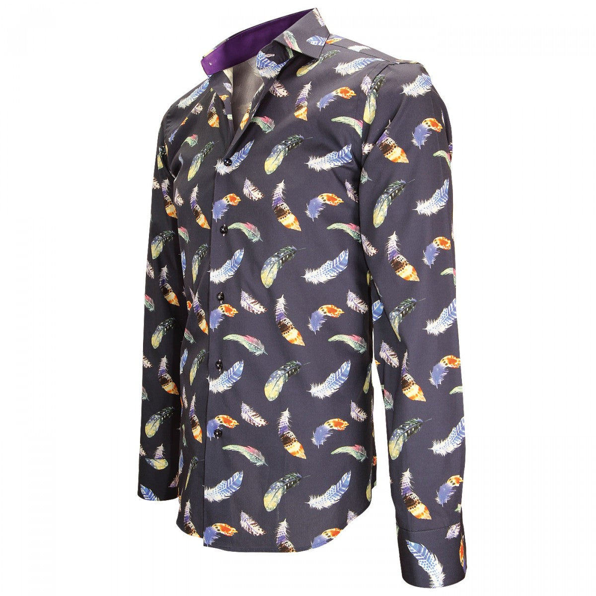 Chemise impriméeFEATHER Andrew Mac Allister ZB12AM2 bleu