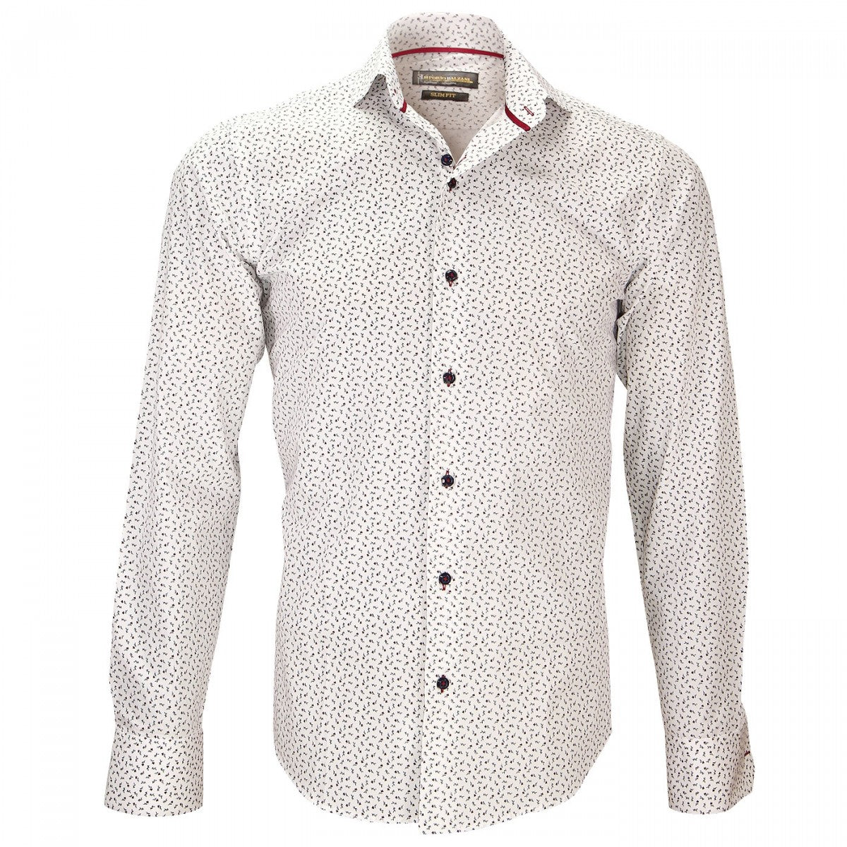 Chemise libertyFIORI Emporio balzani P7EB7 blanc