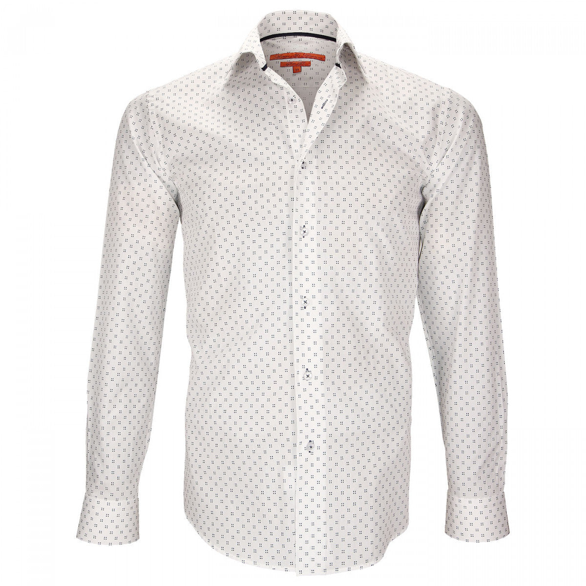 Chemise impriméeKILBURN Andrew Mac Allister FT2AM2 blanc