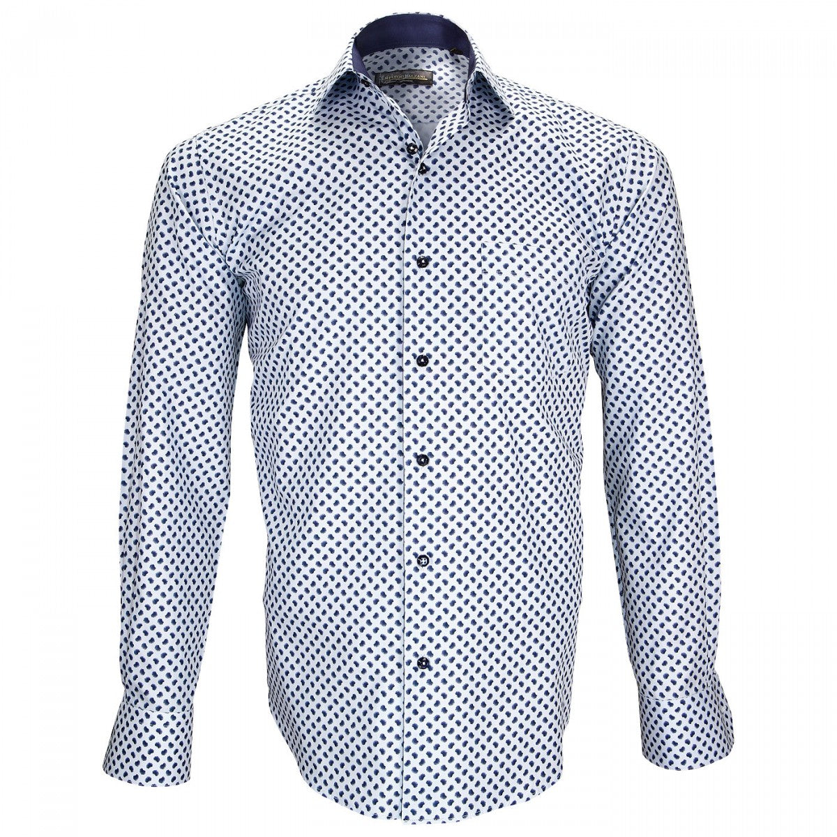 Chemise impriméeLUIGI Emporio balzani ZB13EB2 bleu