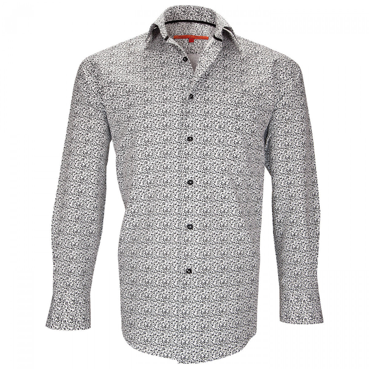 Chemise libertyGREENWICH Andrew Mac Allister FT13AM2 blanc noir