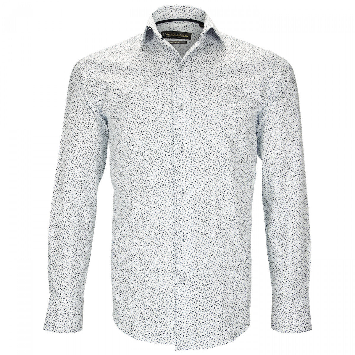 Chemise libertySANGIOVESE Emporio balzani FT7EB1 blanc bleu