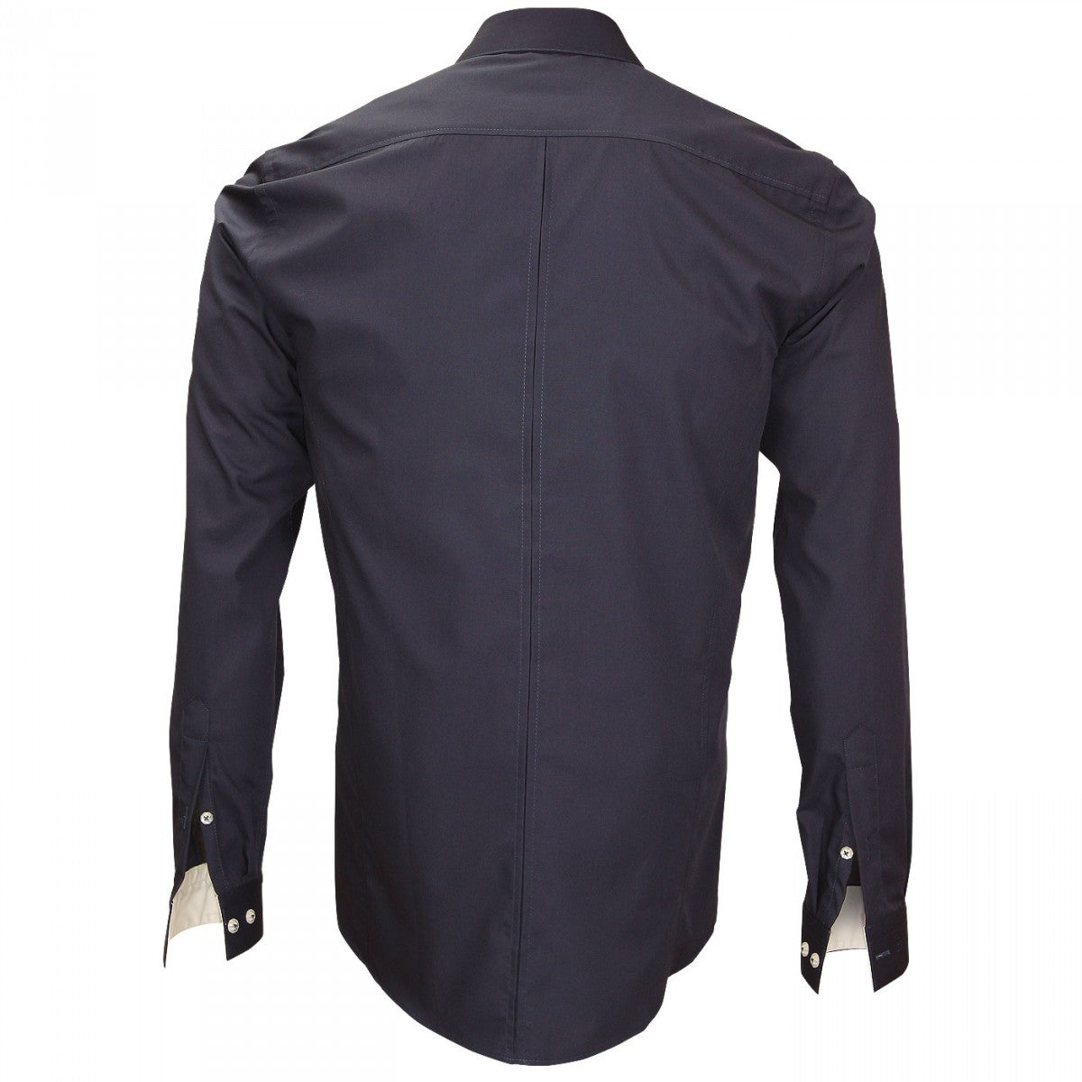 Chemise mode col italien UGO Emporio balzani NP10EB2 bleu