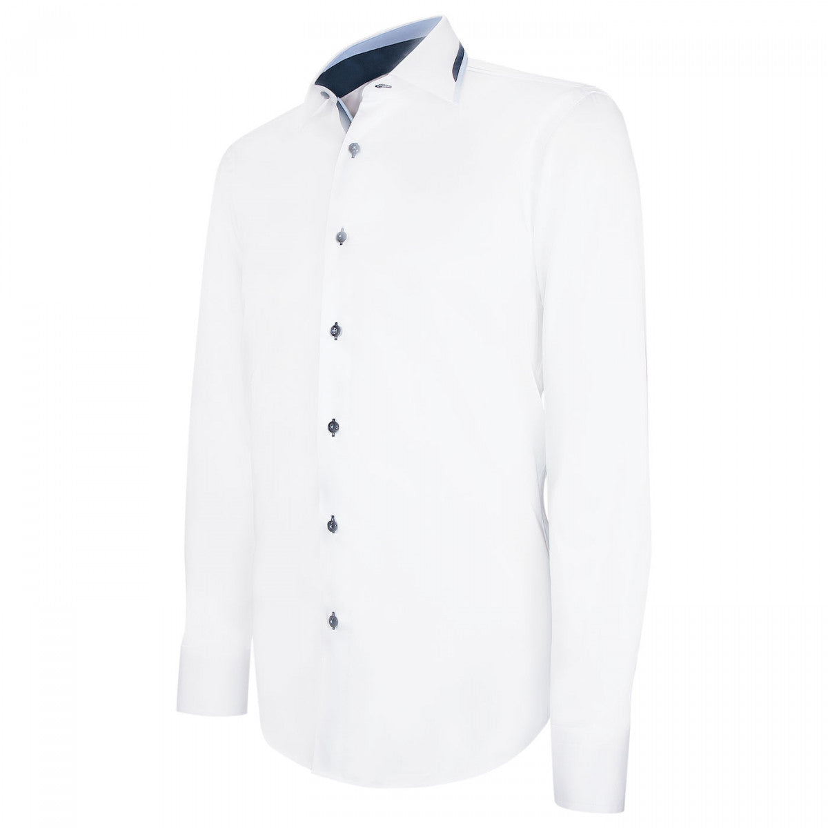 Chemise Emporio Balzani AD5EB2 blanc bleu