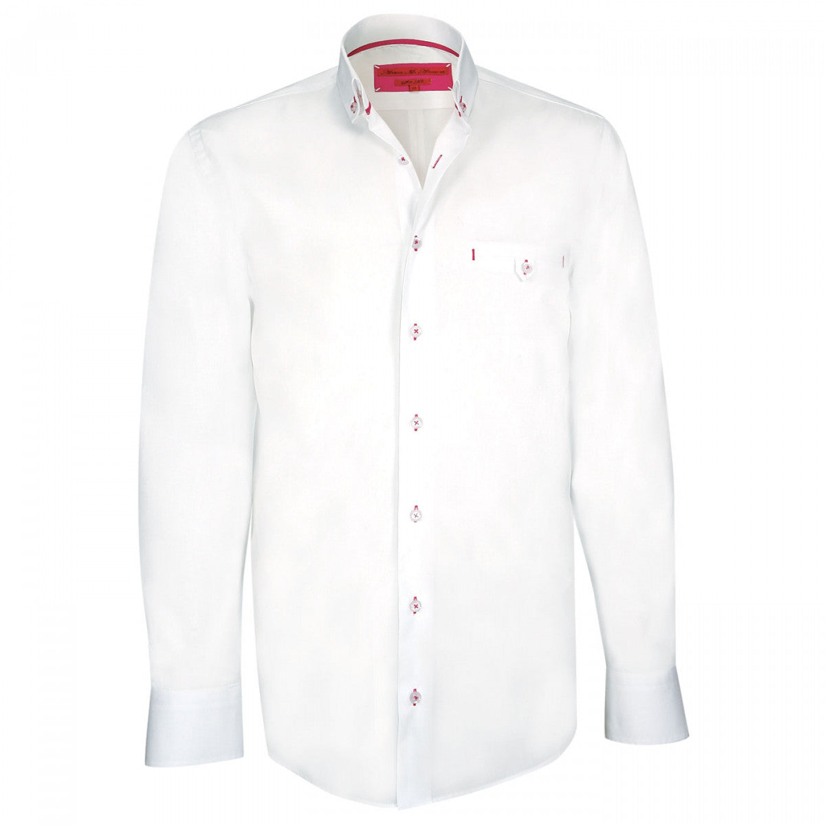 Chemise modeETHAN Andrew Mac Allister YP1AM3 blanc rose