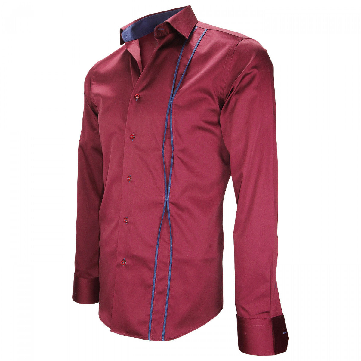 Chemise modeICKENHAM Andrew Mac Allister FT1AM3 bordeaux