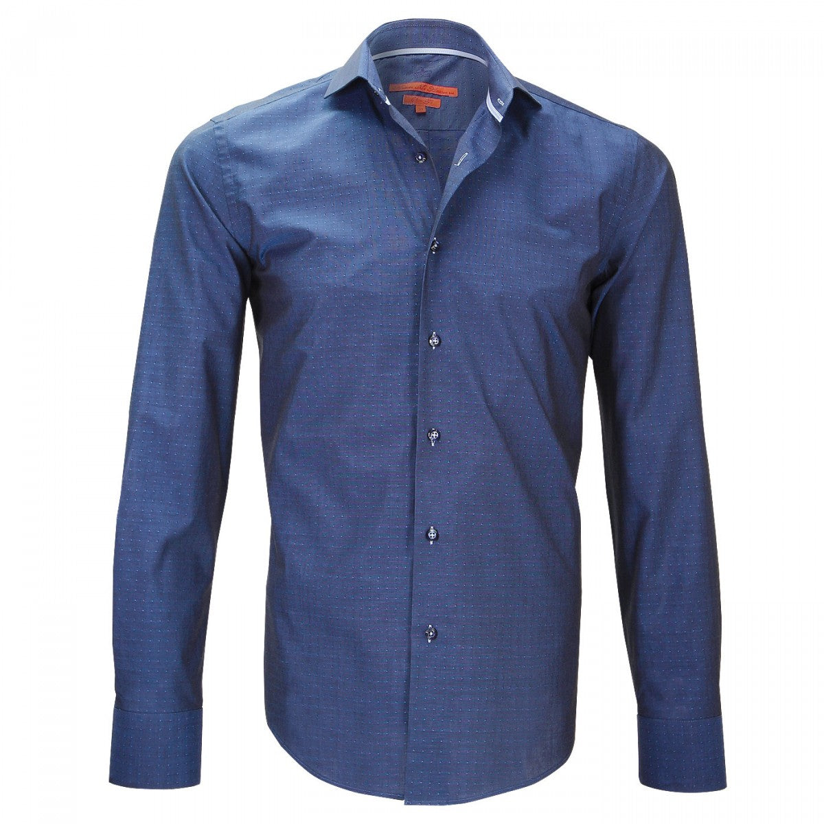 Chemise tissu jacquardITALIAN Andrew Mac Allister P3AM1 bleu bleu