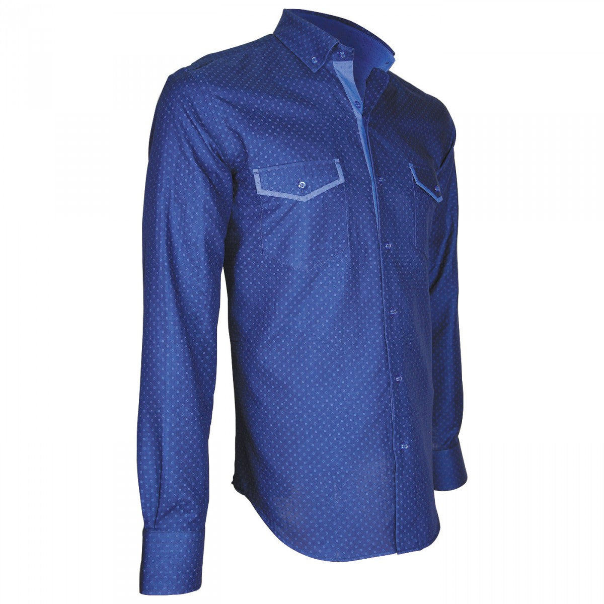 Chemise modeTASCA NEW Emporio balzani T8EB2 bleu bleu