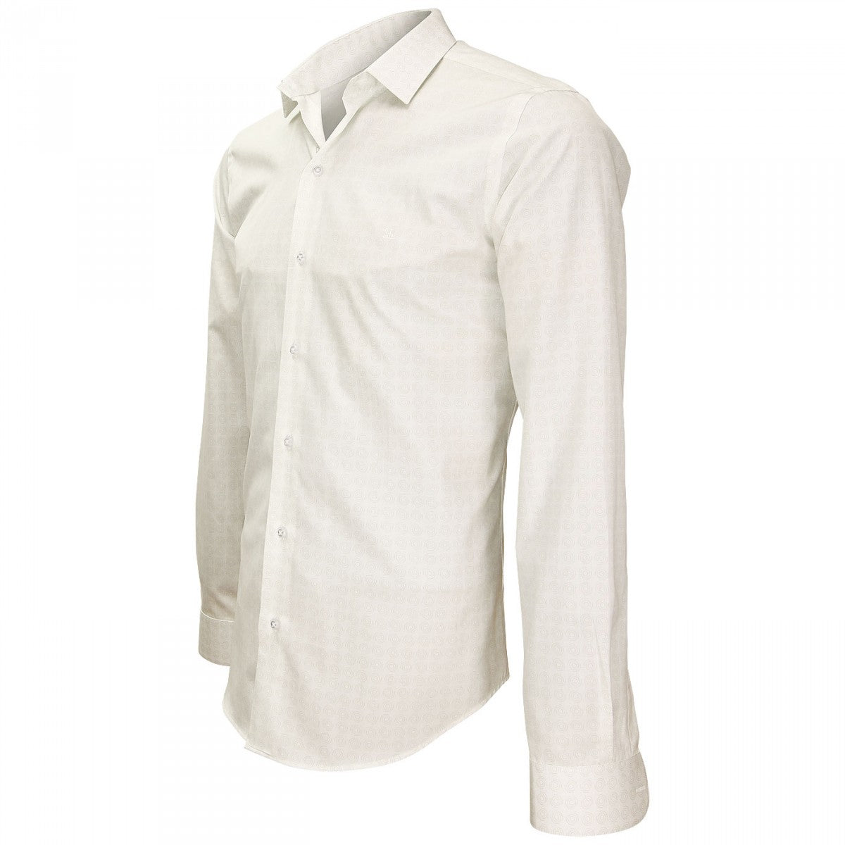 Chemise popeline armurée beige